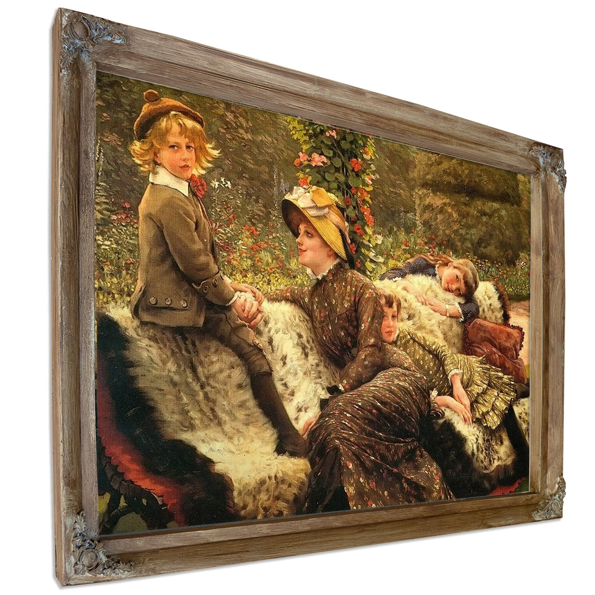 Le Banc De Jardin By James Tissot