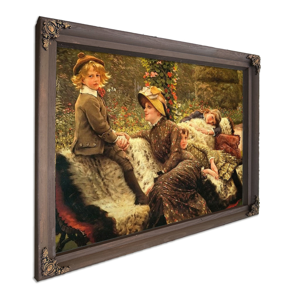 Le Banc De Jardin By James Tissot