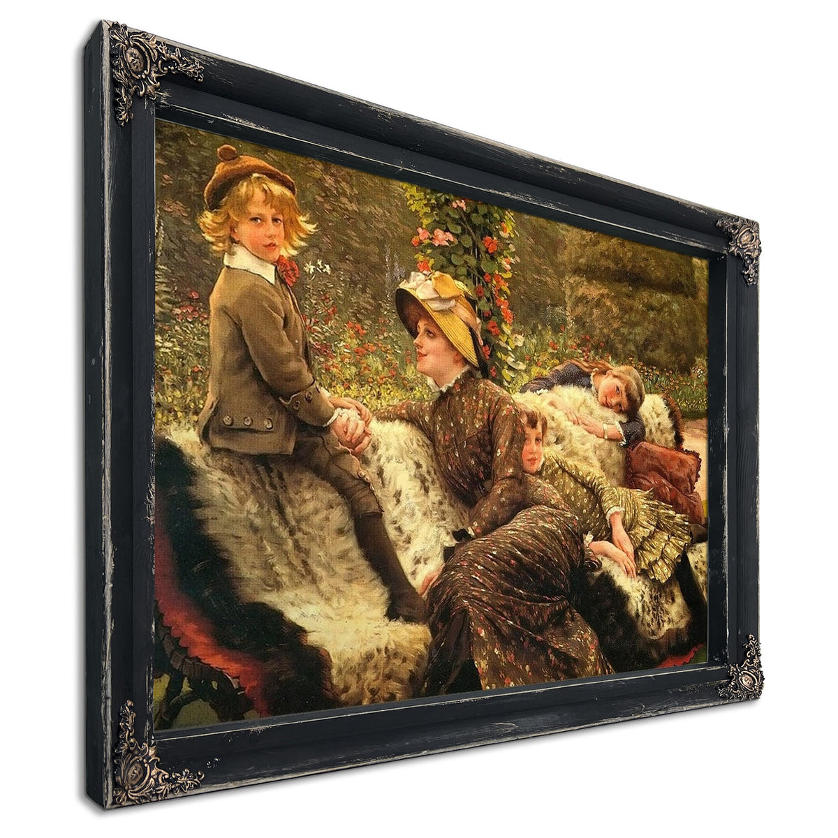 Le Banc De Jardin By James Tissot