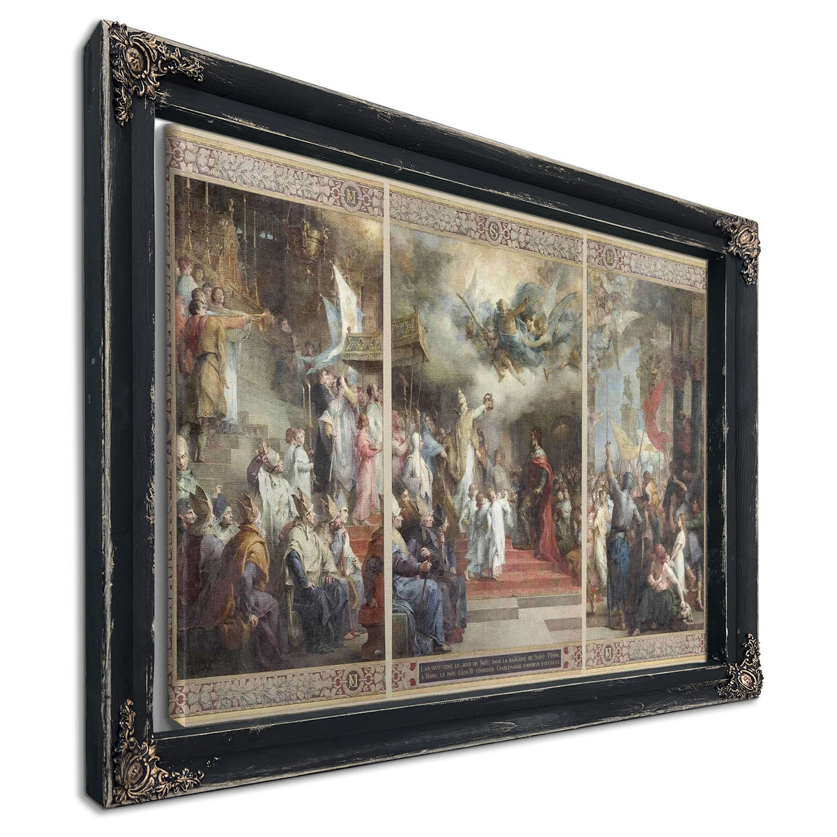 Le Couronnement De Charlemagne by Henri Leopold Levy