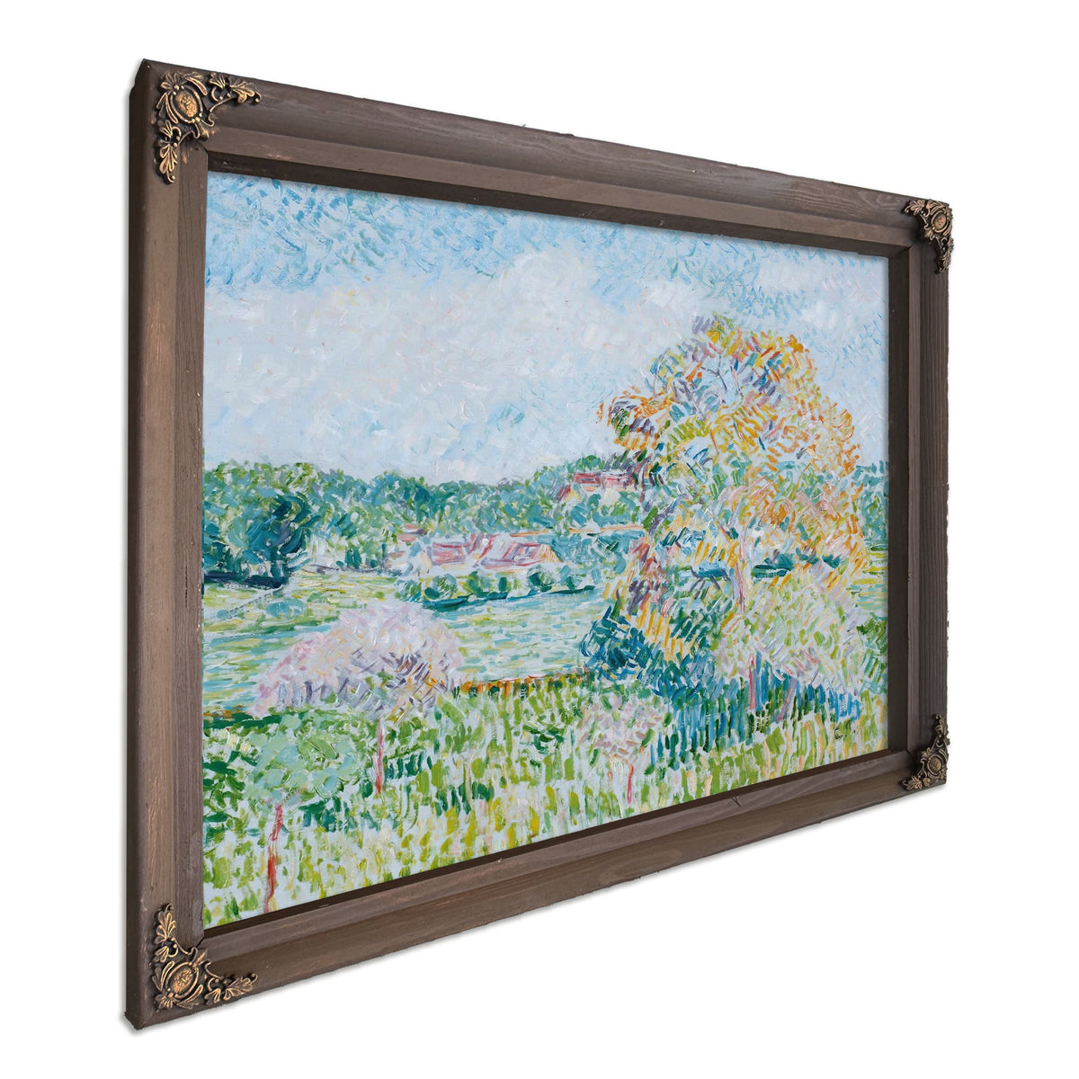 Le Grand Noyer A Eragny Automne by Camille Pissarro