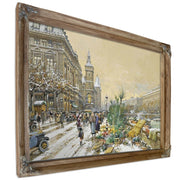 Le Quai Aux Fleurs Et La Conciergerie By Eugene Galien Laloue