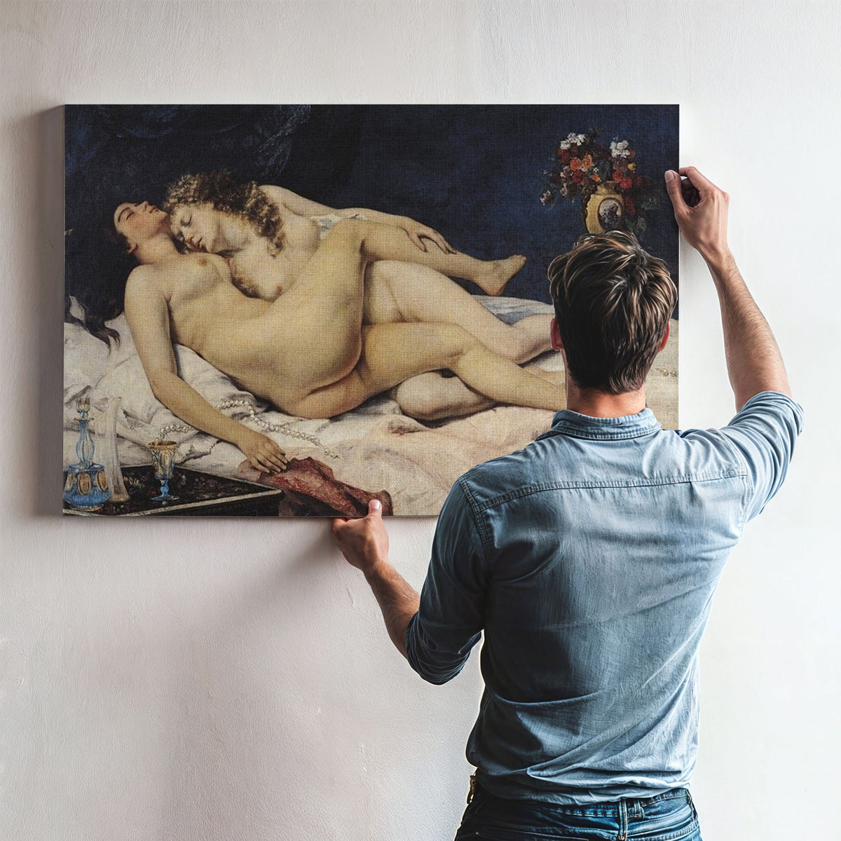 Le Sommeil By Jean Desire Gustave Courbet