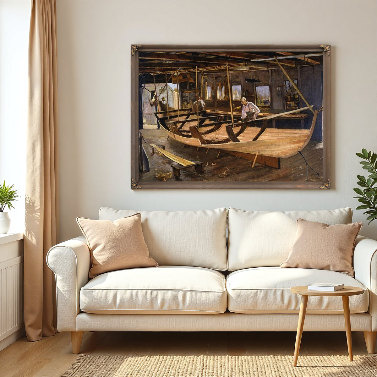 Leonard's Boat Shop By Clement Nye Swift