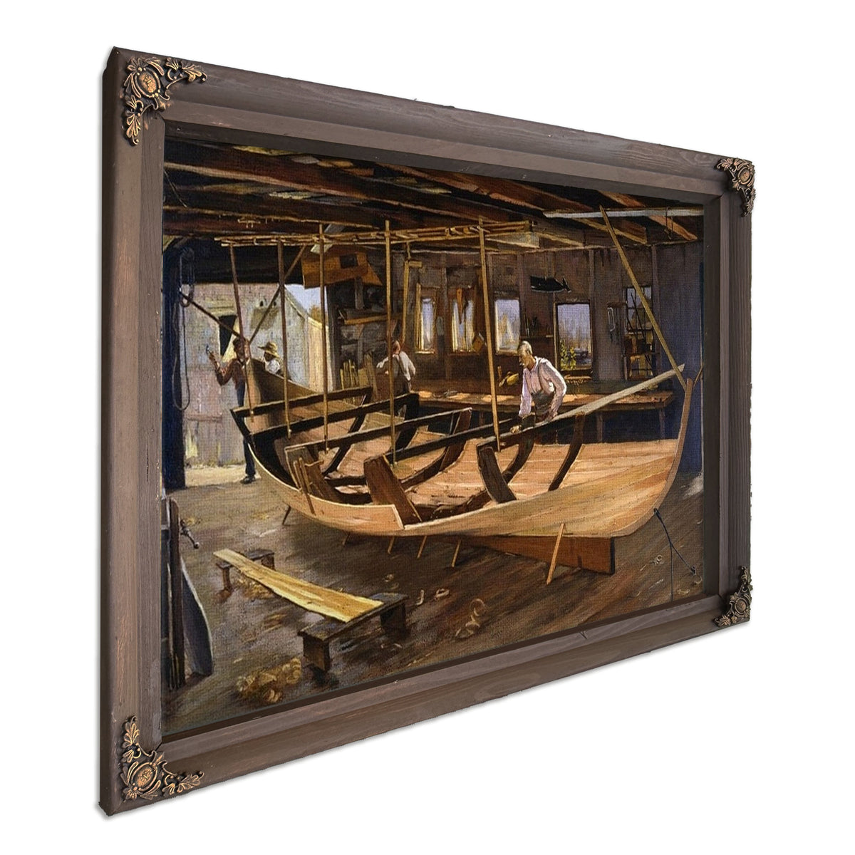 Leonard's Boat Shop By Clement Nye Swift