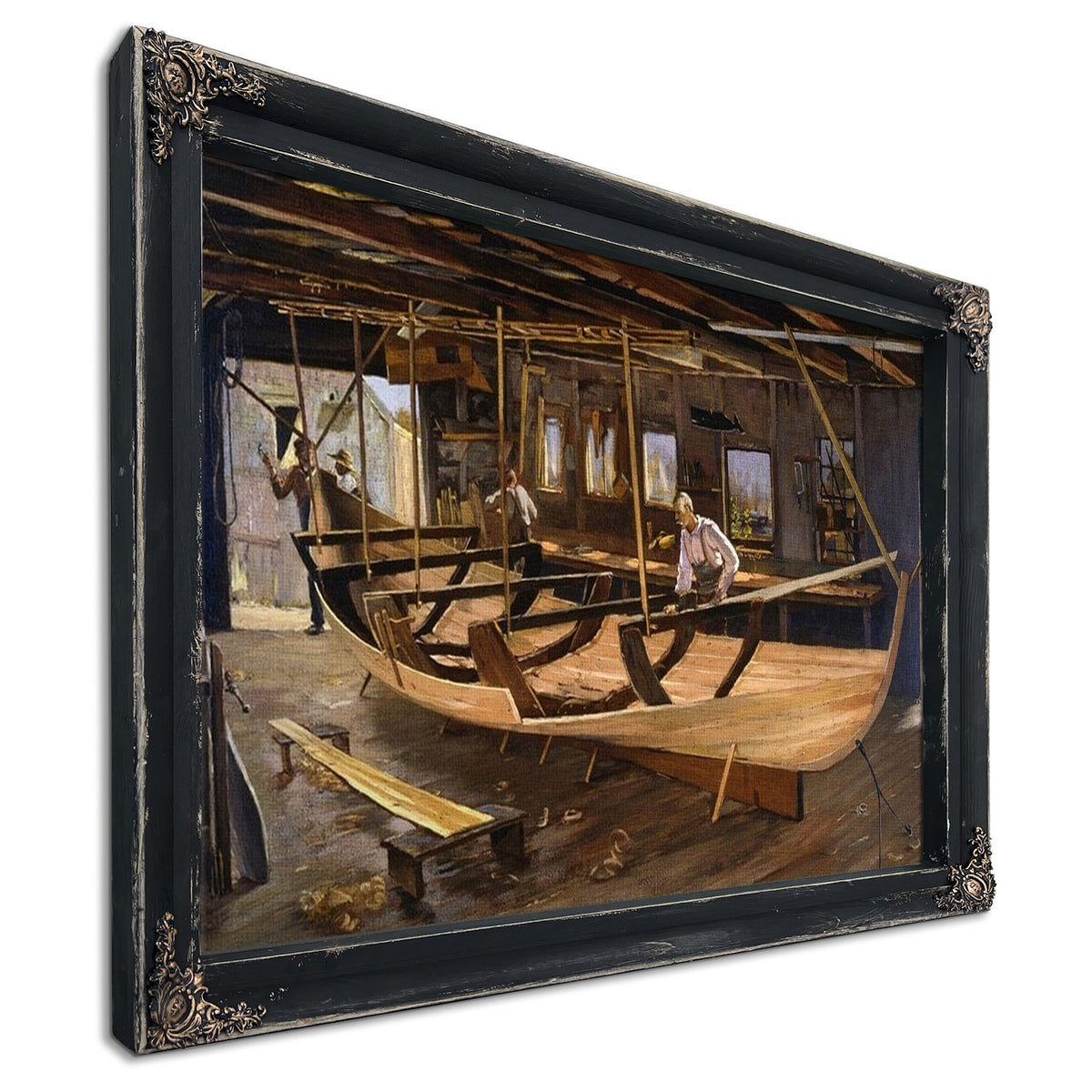 Leonard's Boat Shop By Clement Nye Swift