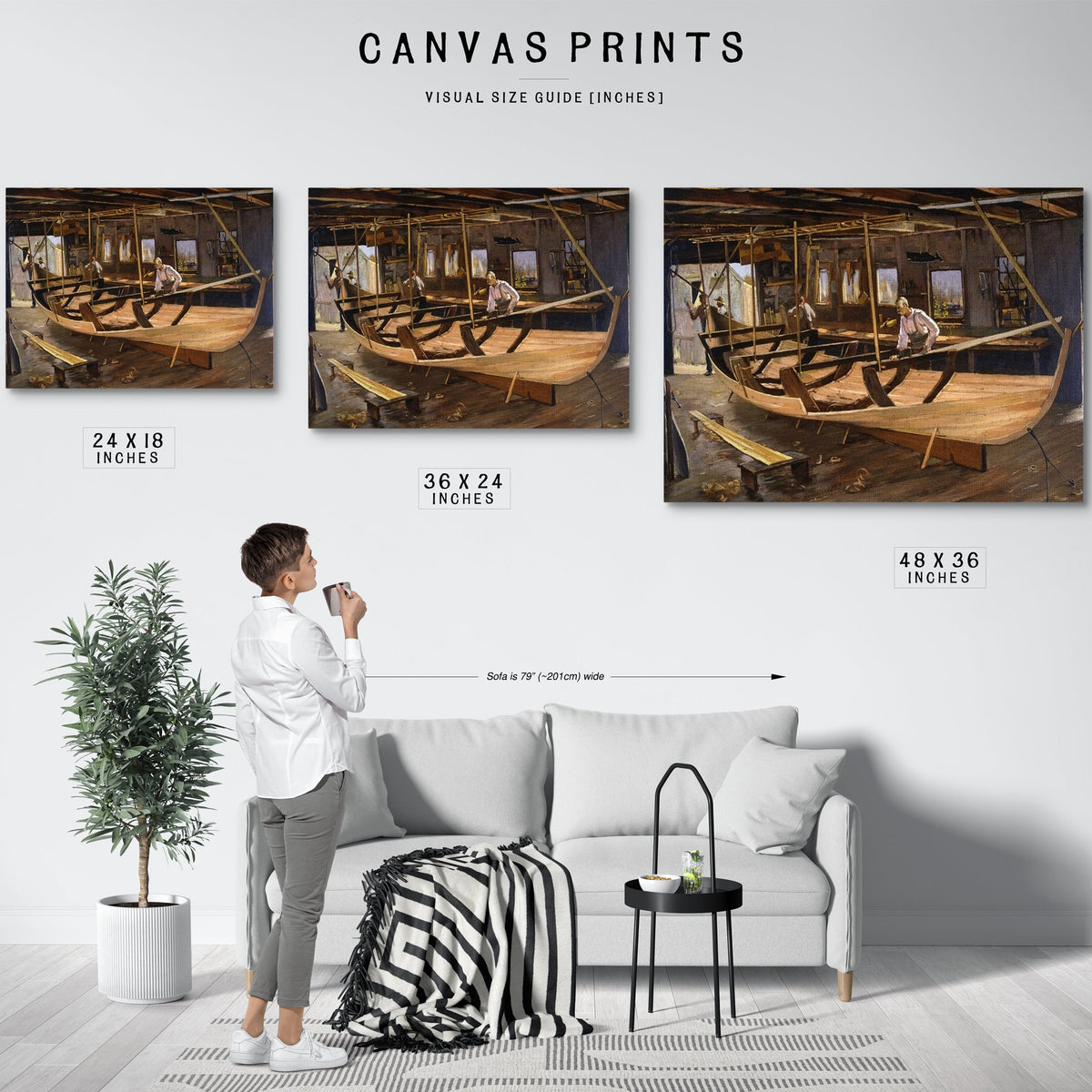 Leonard's Boat Shop By Clement Nye Swift