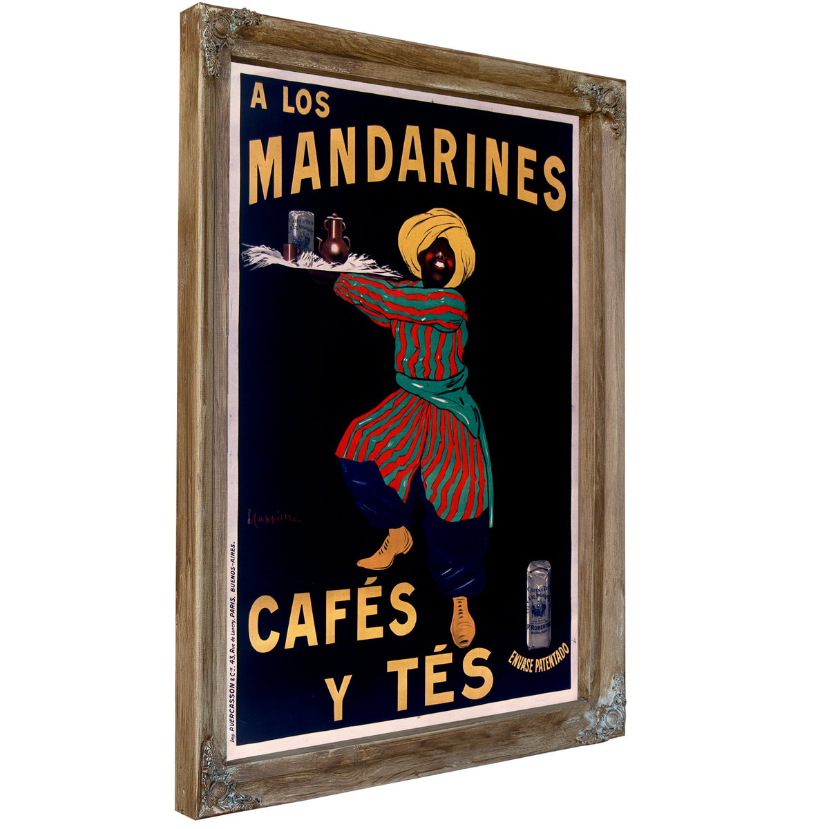 A Los Mandarines Cafes y Tes Envase By Leonetto Cappiello