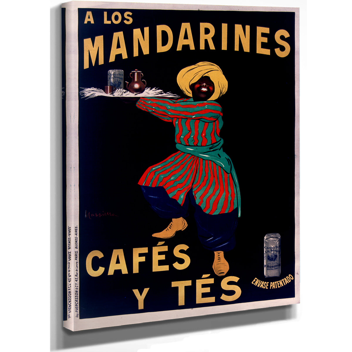 A Los Mandarines Cafes y Tes Envase By Leonetto Cappiello