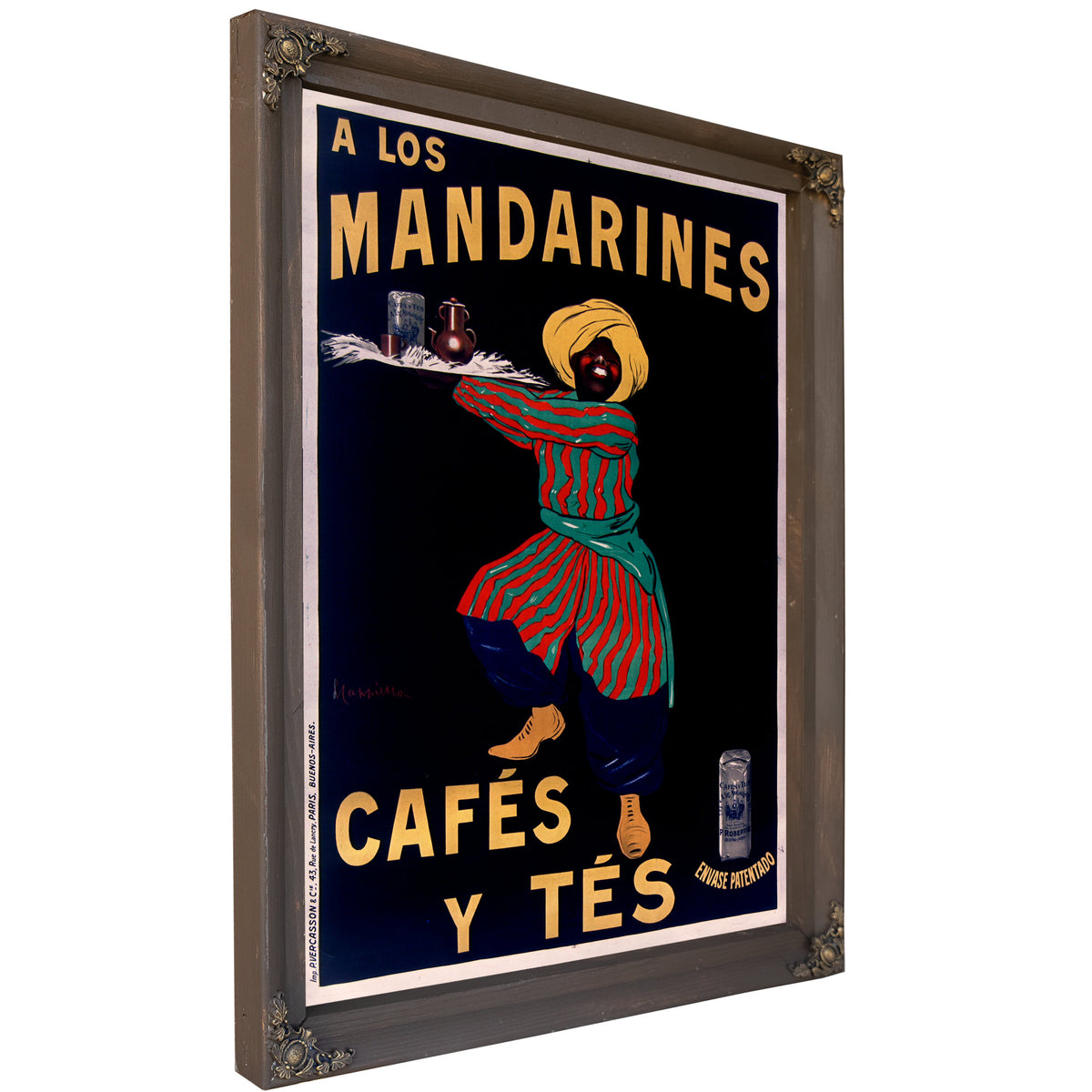 A Los Mandarines Cafes y Tes Envase By Leonetto Cappiello
