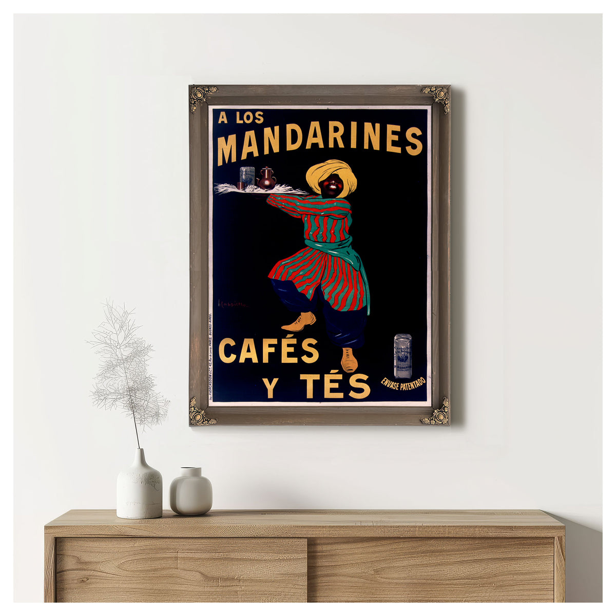 A Los Mandarines Cafes y Tes Envase By Leonetto Cappiello