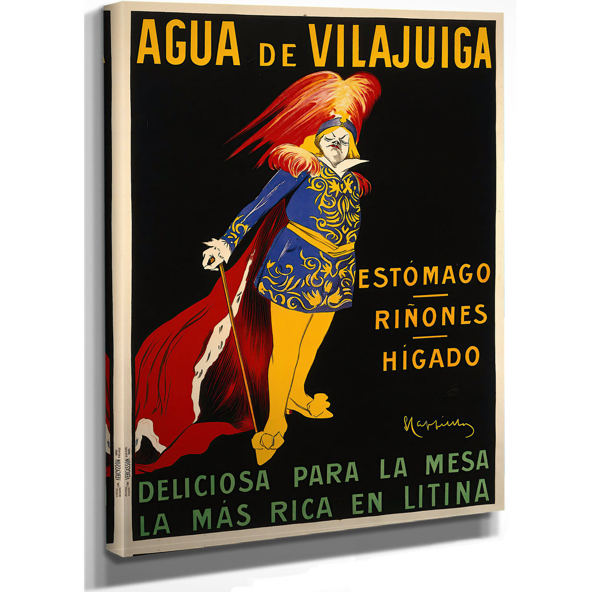 Agua de Vilajuiga Ca 1912 By Leonetto Cappiello