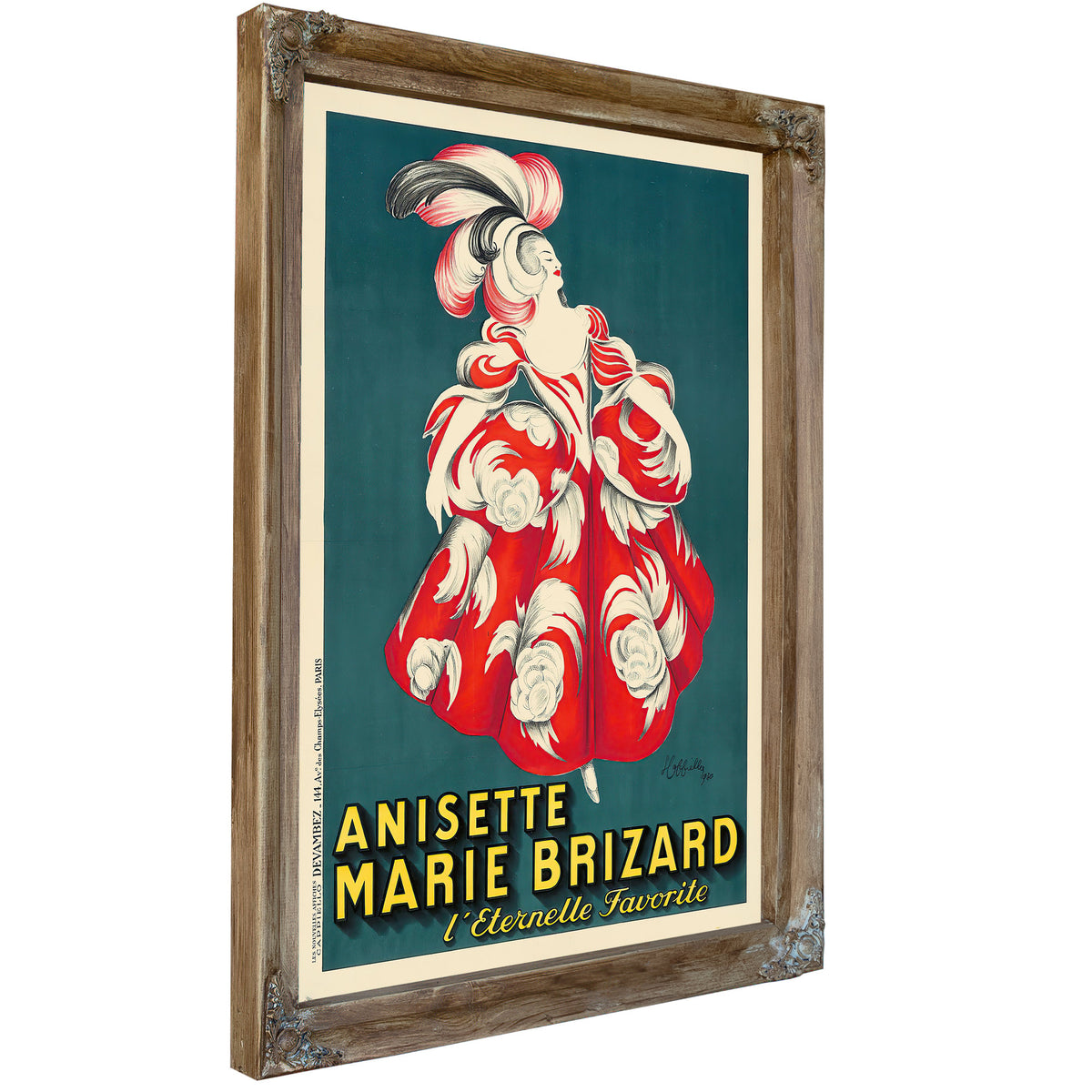 Anisette Marie Brizard 1928 By Leonetto Cappiello