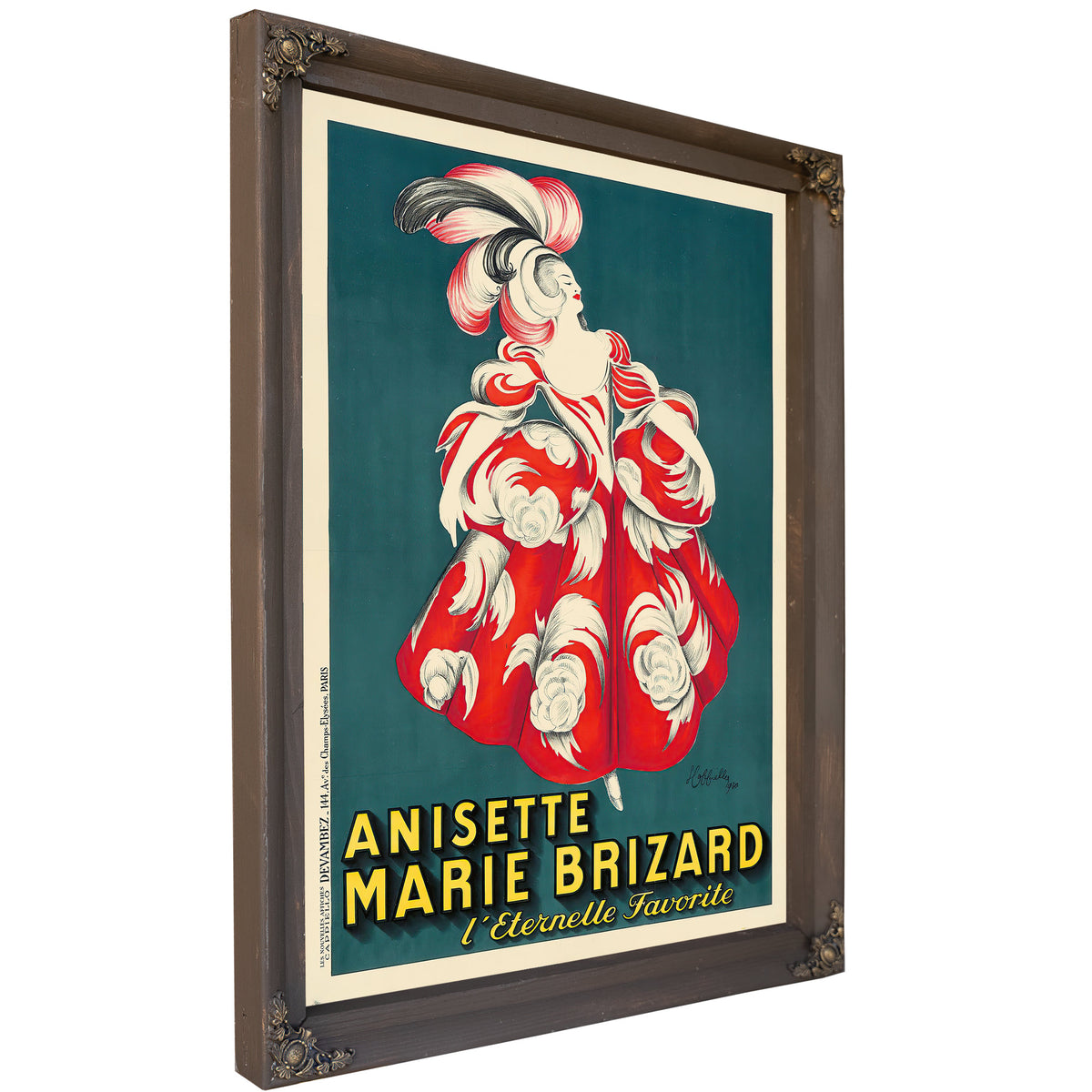 Anisette Marie Brizard 1928 By Leonetto Cappiello