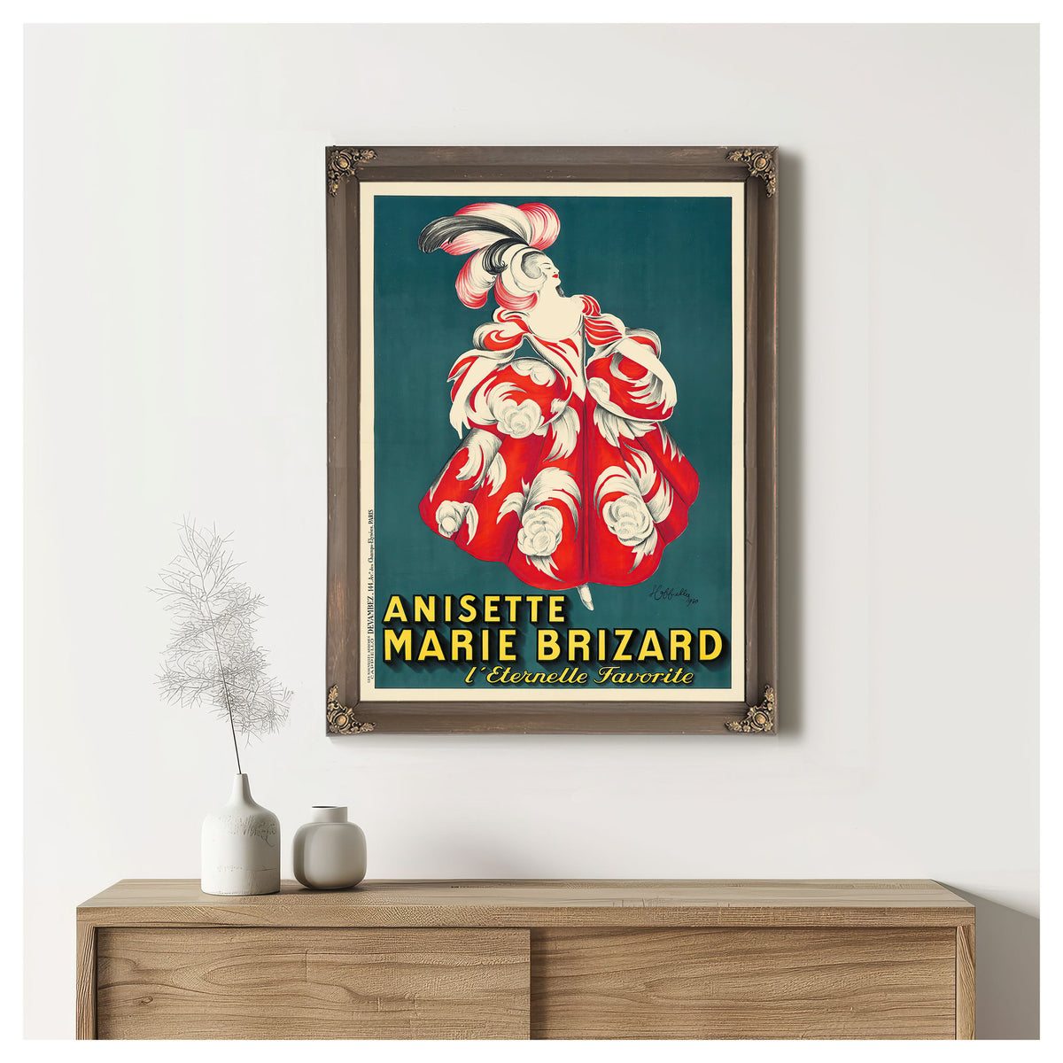 Anisette Marie Brizard 1928 By Leonetto Cappiello