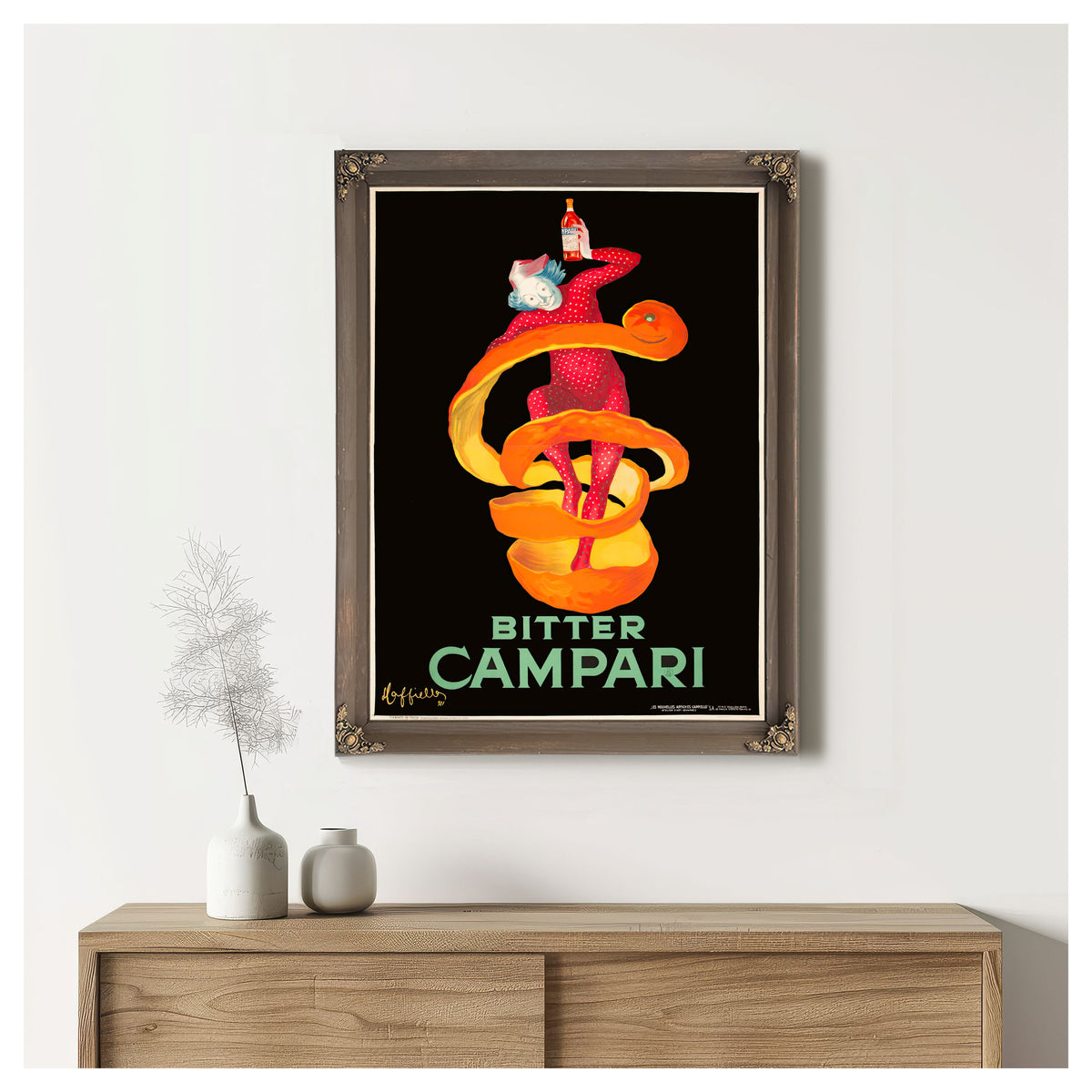Bitter Campari 1921 By Leonetto Cappiello
