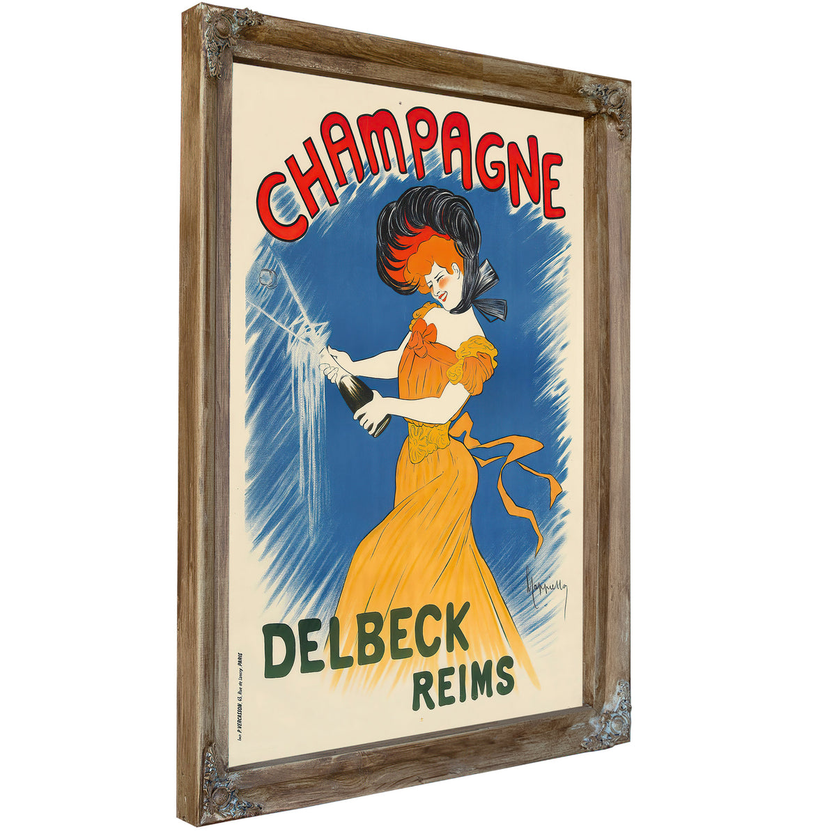 Champagne Delbeck 1902 By Leonetto Cappiello