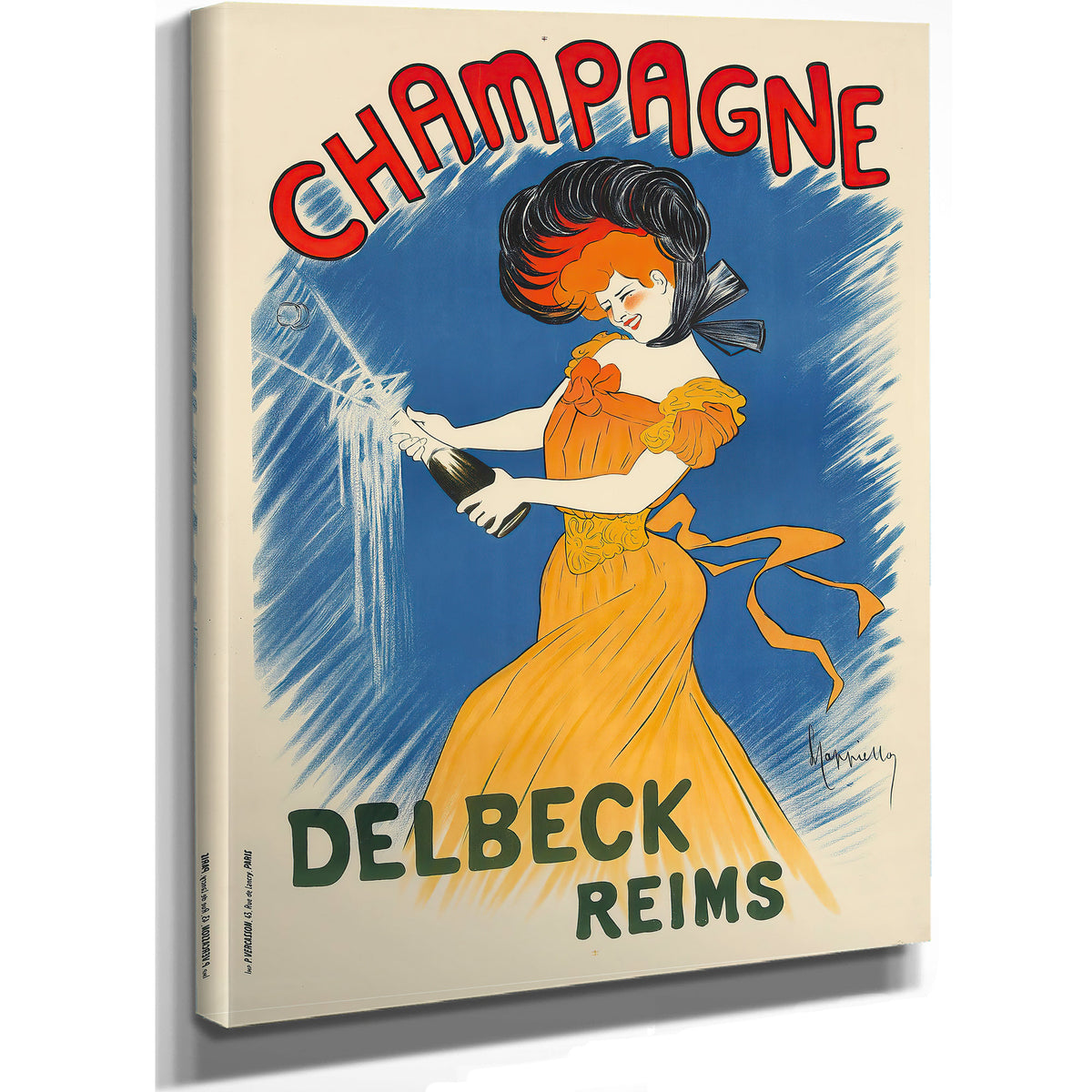 Champagne Delbeck 1902 By Leonetto Cappiello