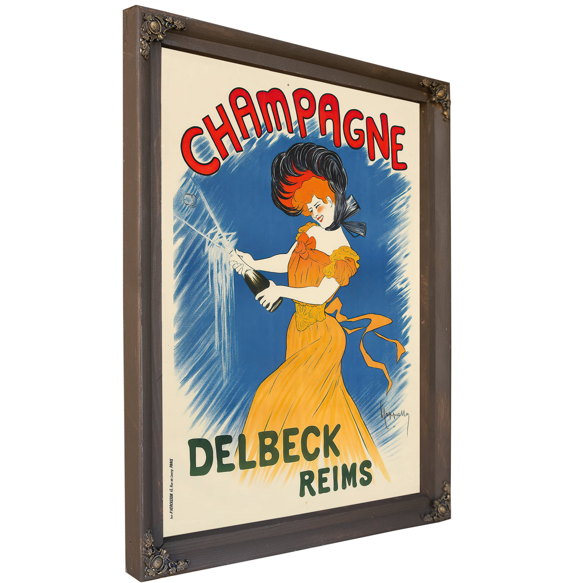 Champagne Delbeck 1902 By Leonetto Cappiello