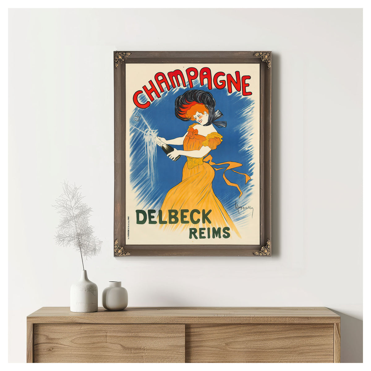 Champagne Delbeck 1902 By Leonetto Cappiello