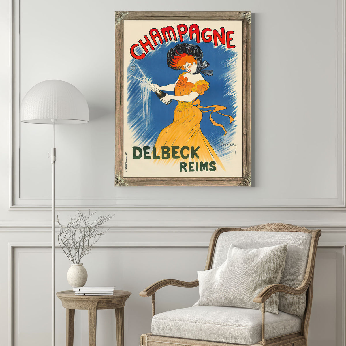 Champagne Delbeck 1902 By Leonetto Cappiello
