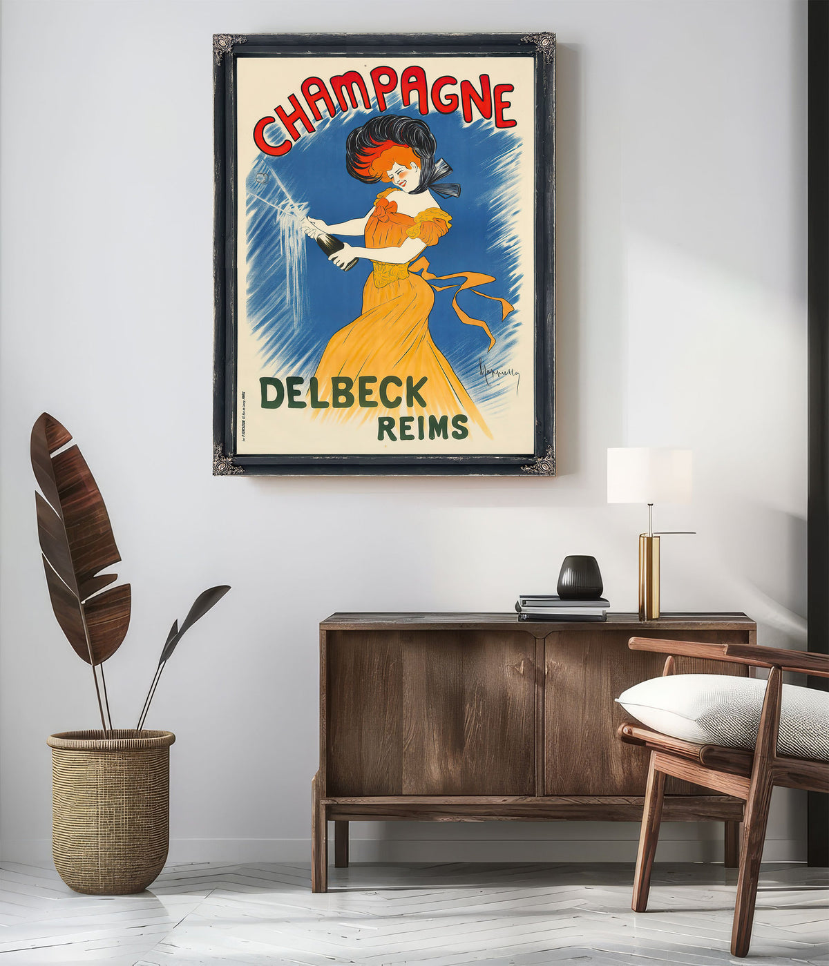 Champagne Delbeck 1902 By Leonetto Cappiello