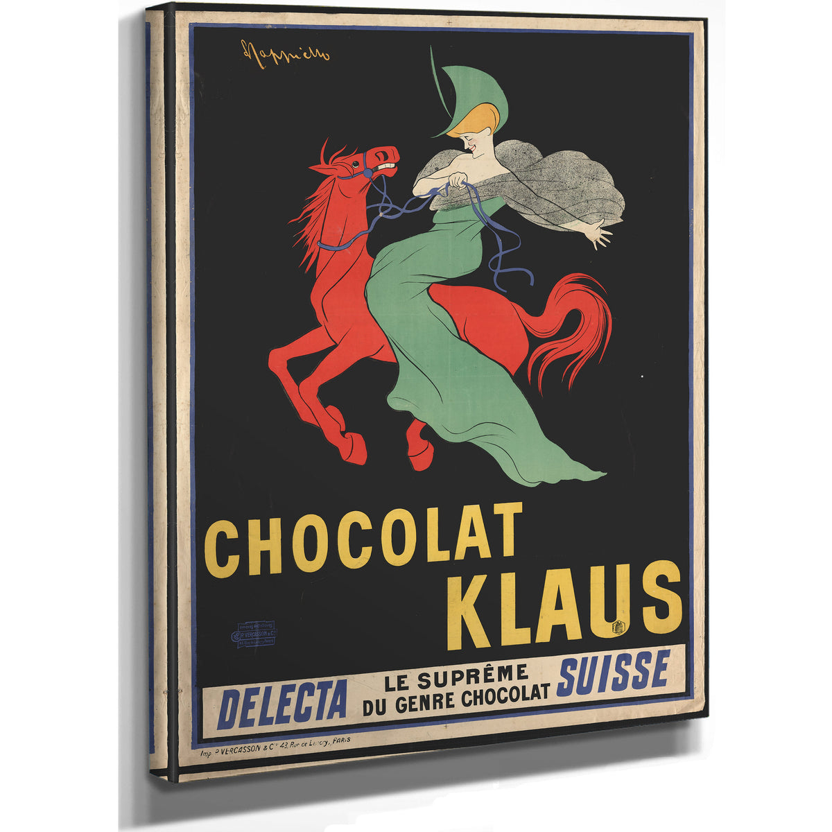 Chocolat Klaus 1903 By Leonetto Cappiello