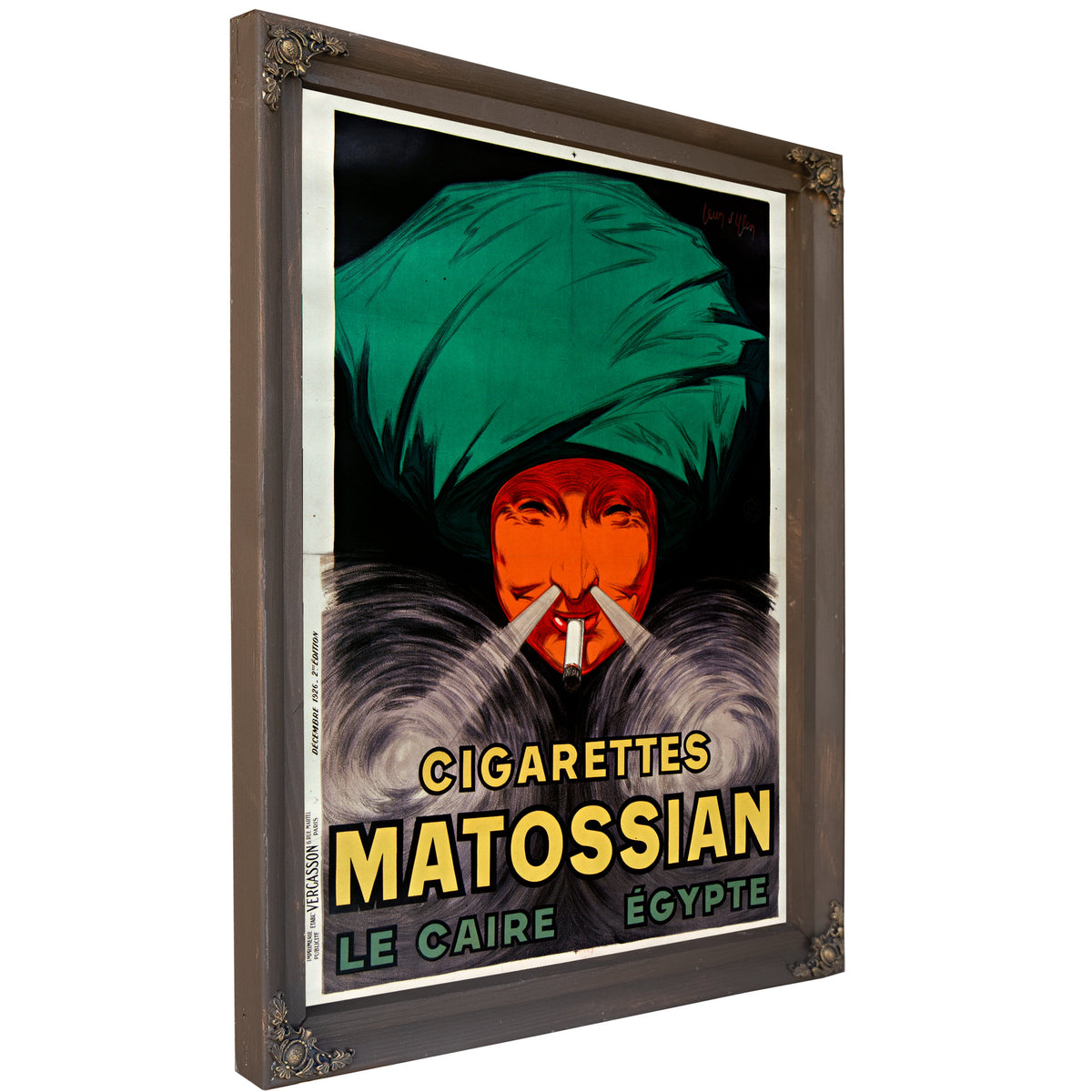 Cigarettes Matossian le Caire Egypte By Leonetto Cappiello