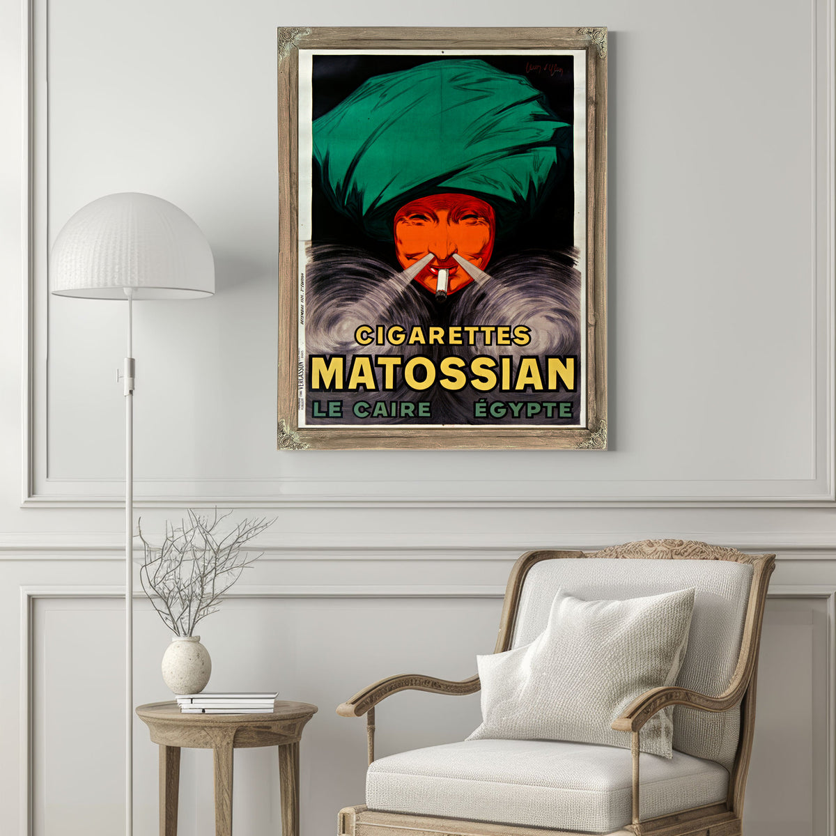 Cigarettes Matossian le Caire Egypte By Leonetto Cappiello
