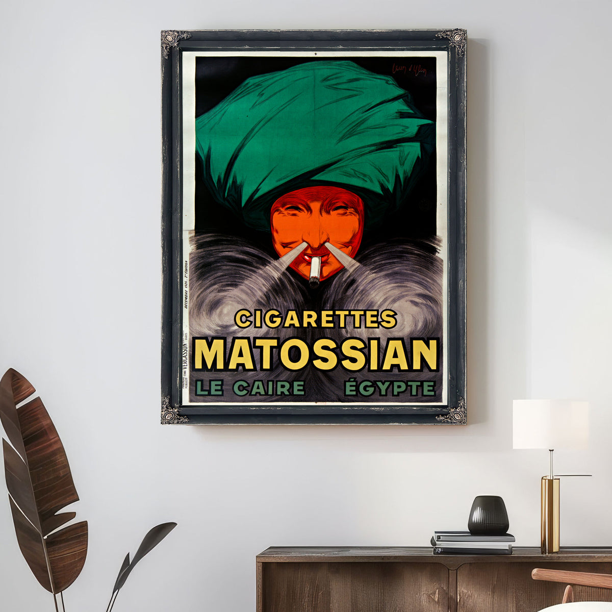 Cigarettes Matossian le Caire Egypte By Leonetto Cappiello