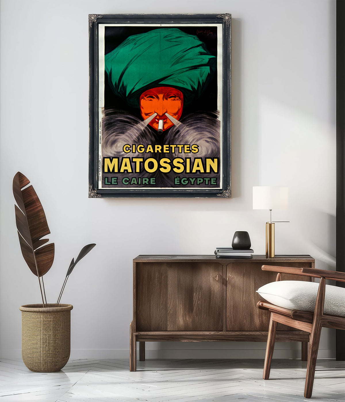 Cigarettes Matossian le Caire Egypte By Leonetto Cappiello