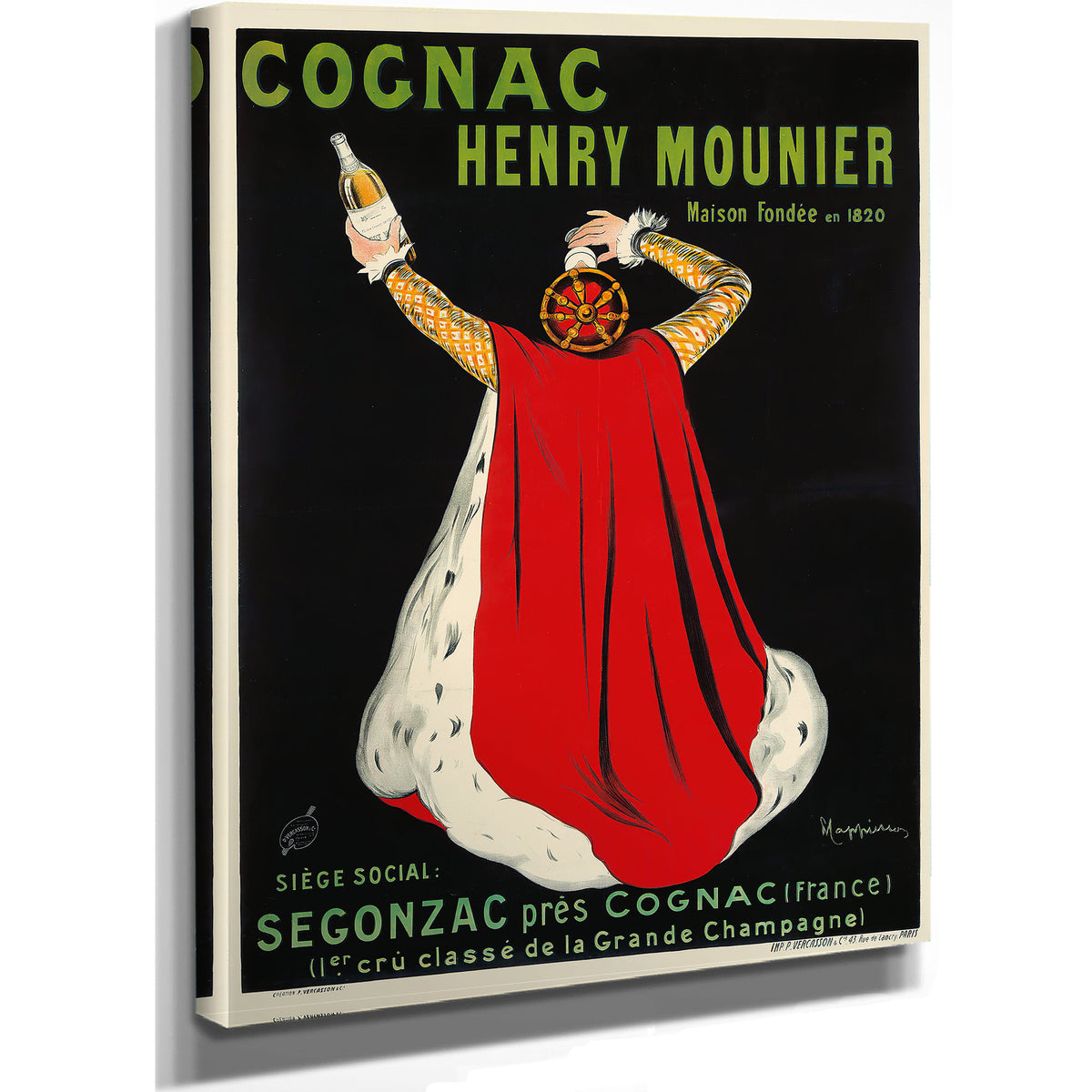 Cognac Henry Mounier Ca 1910 By Leonetto Cappiello