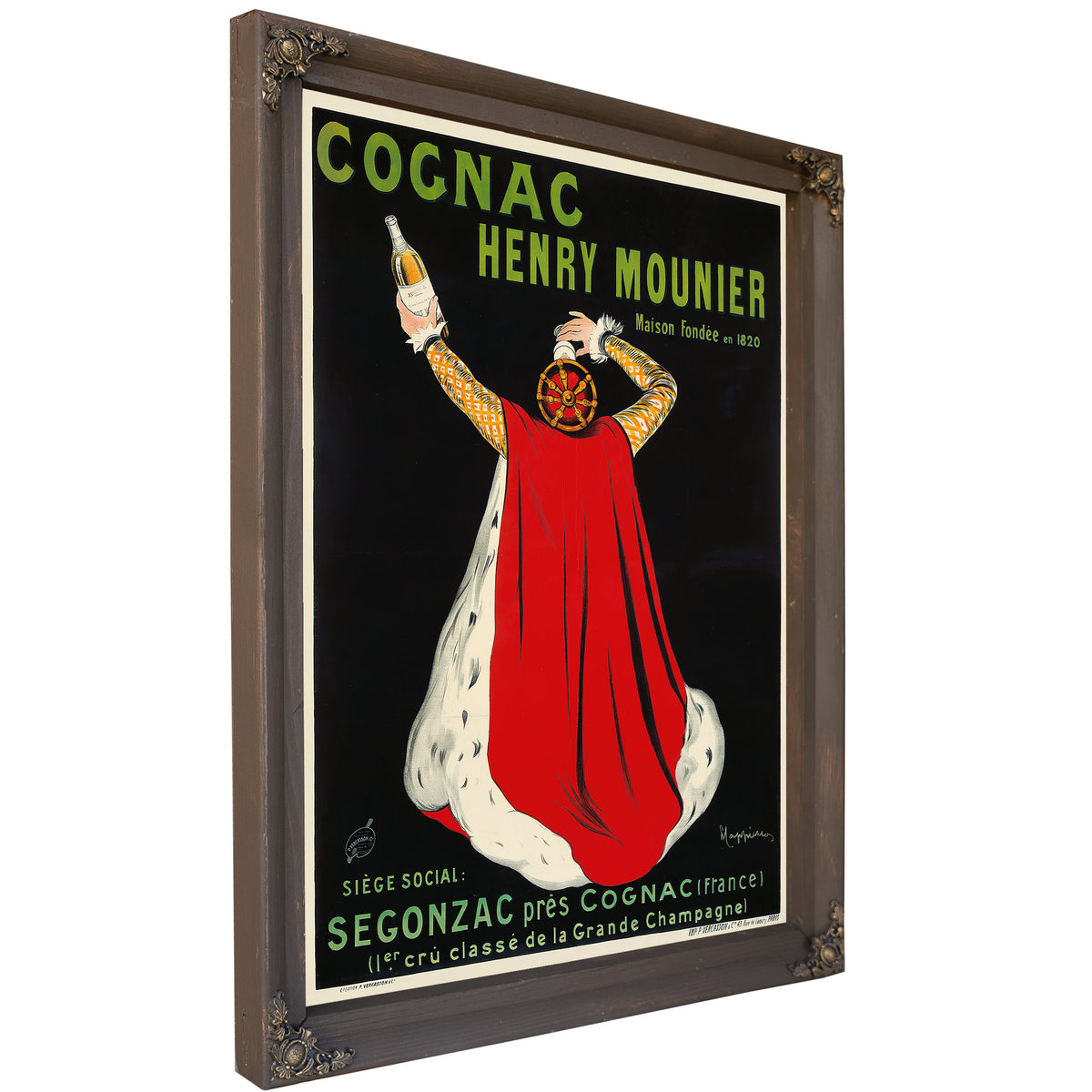 Cognac Henry Mounier Ca 1910 By Leonetto Cappiello
