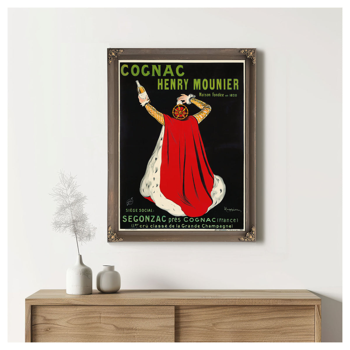 Cognac Henry Mounier Ca 1910 By Leonetto Cappiello