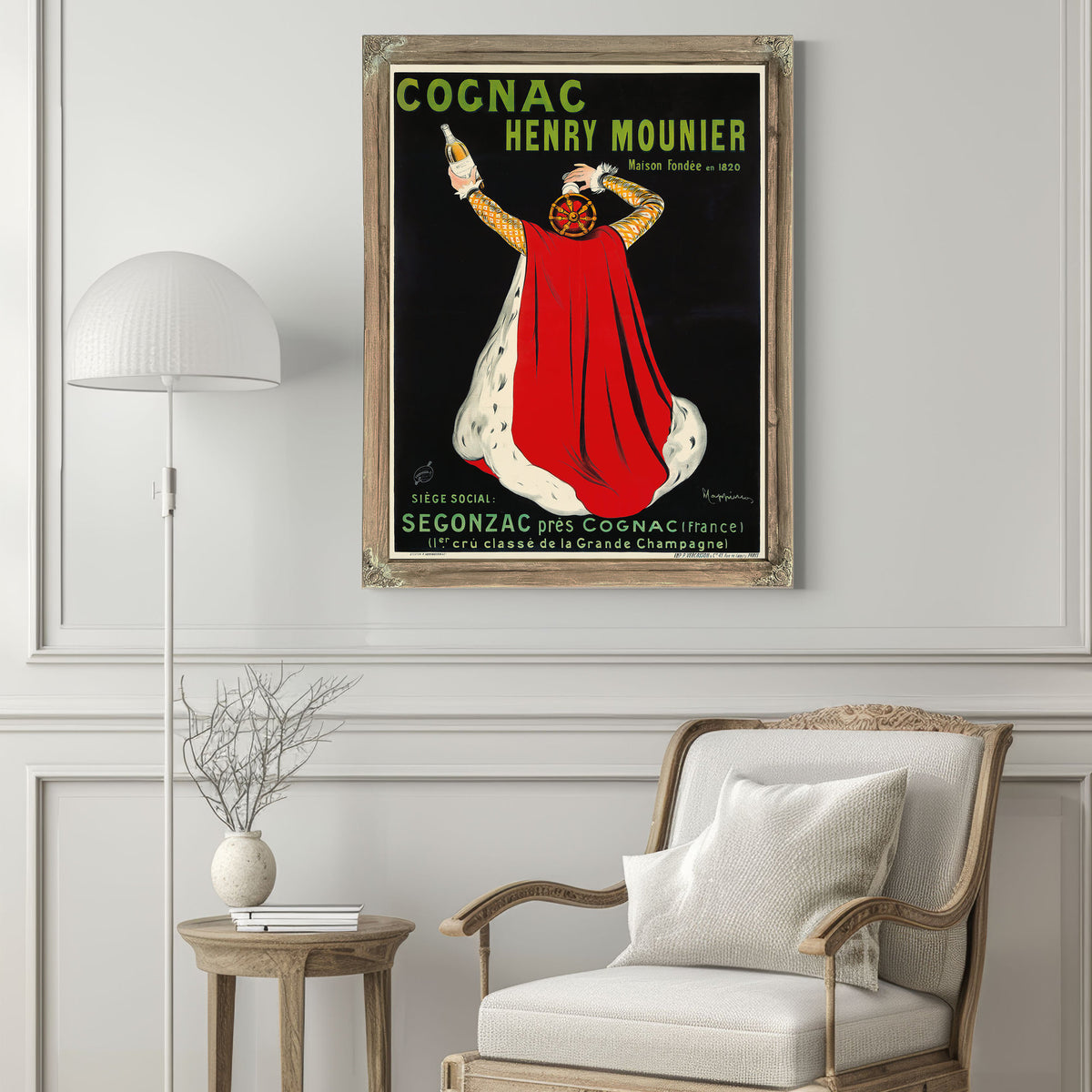 Cognac Henry Mounier Ca 1910 By Leonetto Cappiello