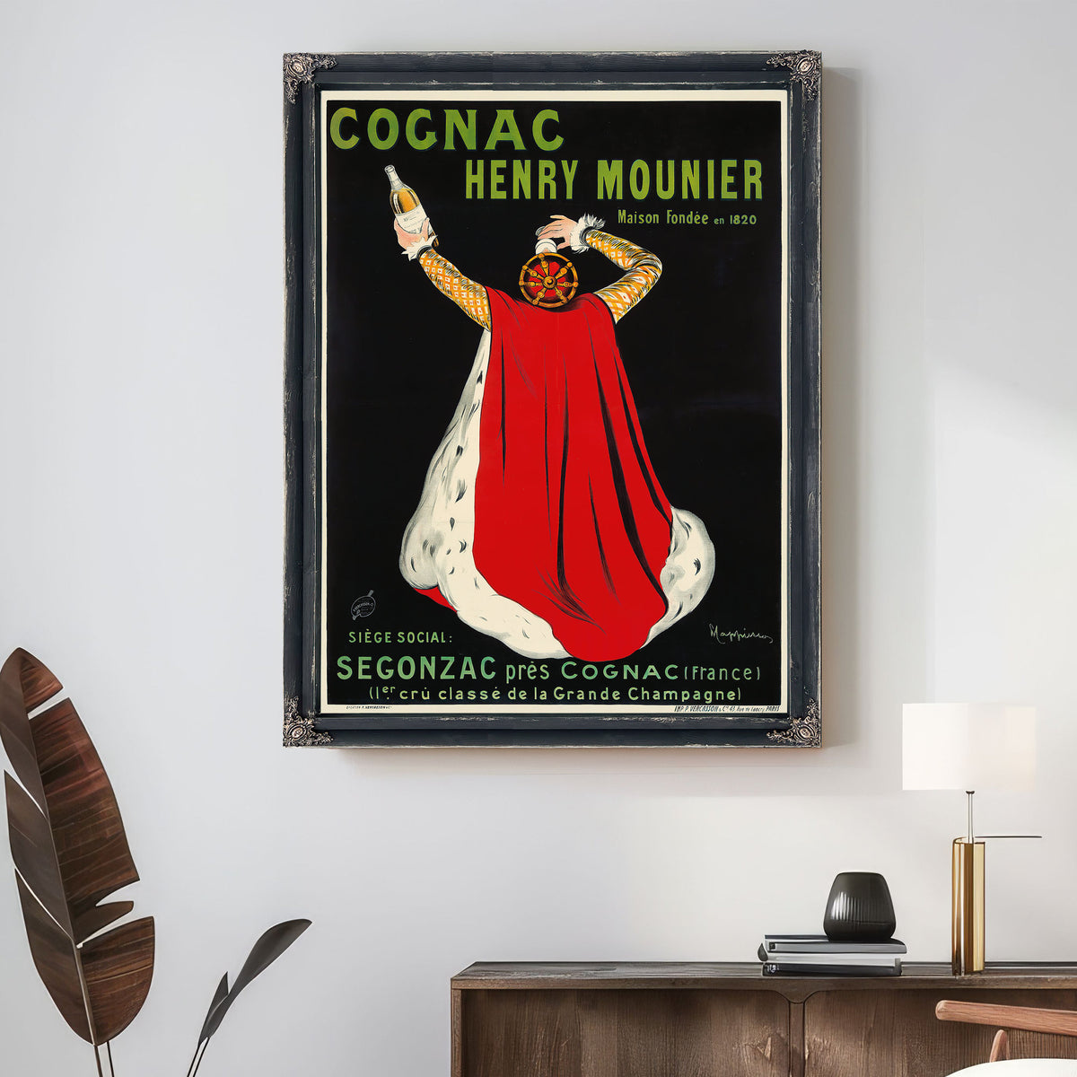 Cognac Henry Mounier Ca 1910 By Leonetto Cappiello