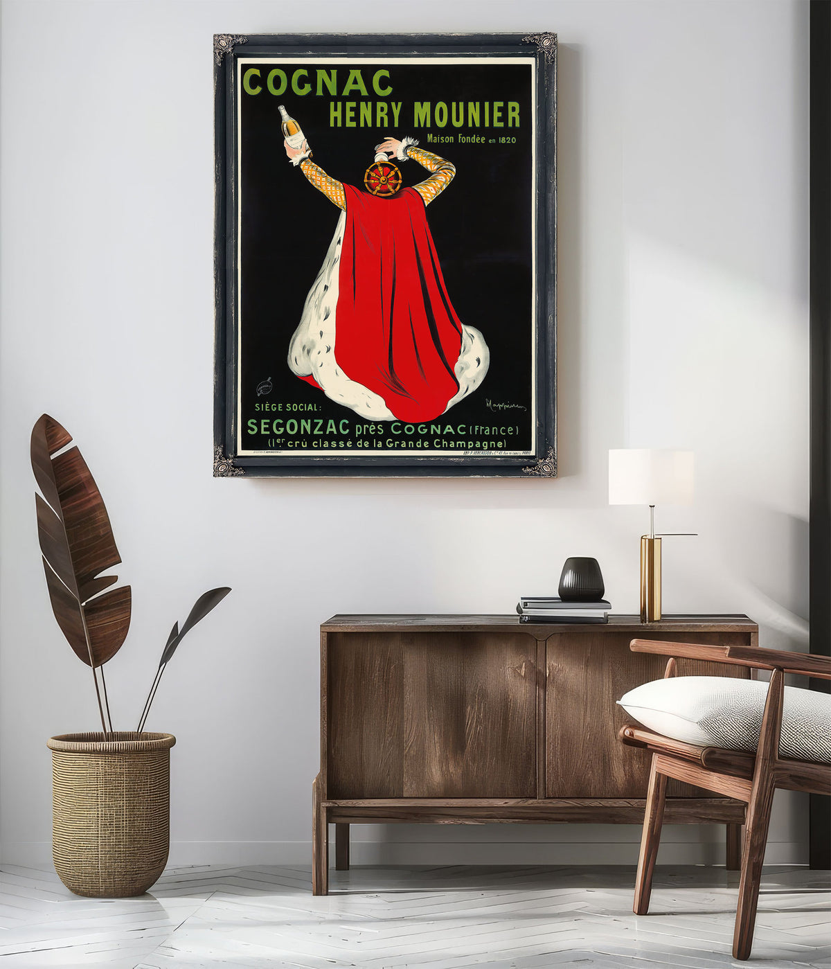Cognac Henry Mounier Ca 1910 By Leonetto Cappiello