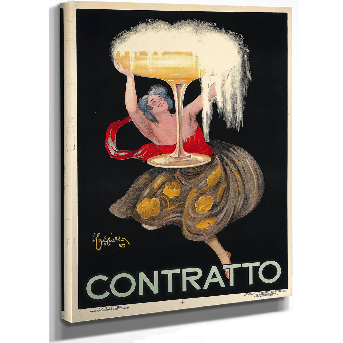 Contratto 1922 By Leonetto Cappiello