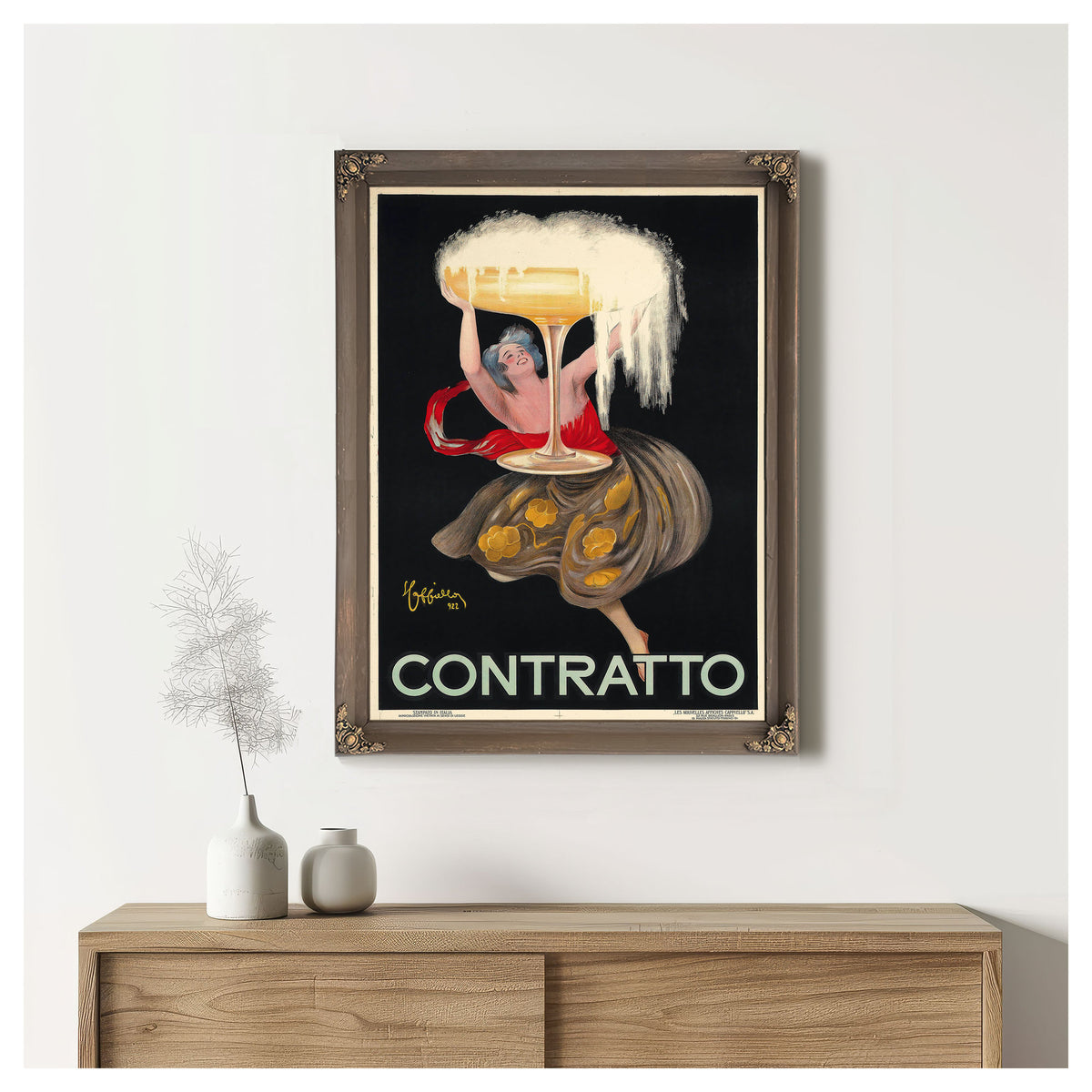 Contratto 1922 By Leonetto Cappiello