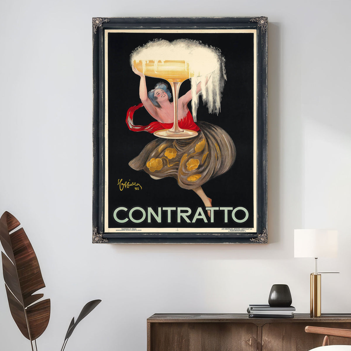 Contratto 1922 By Leonetto Cappiello