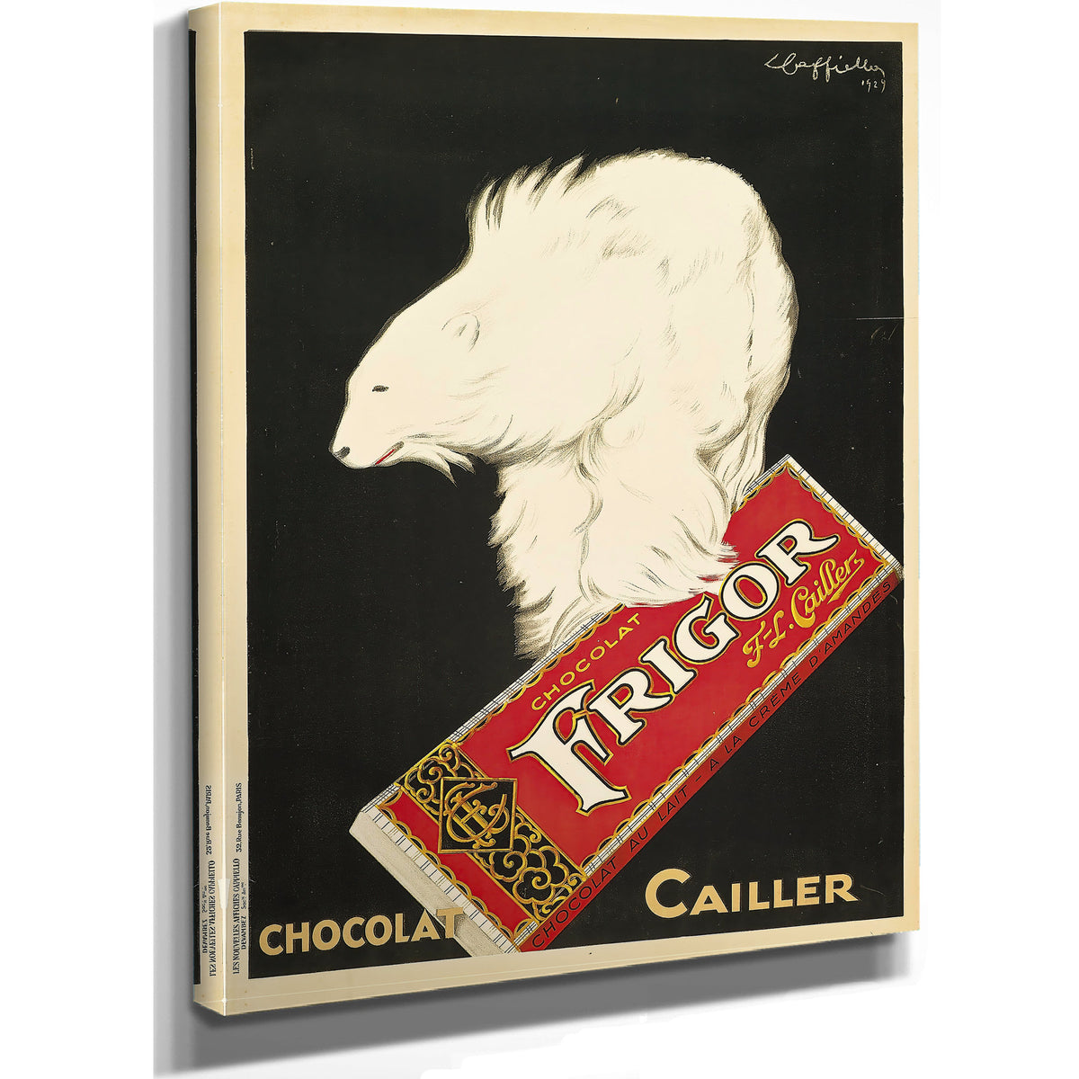 Frigor Chocolat Cailler 1929 By Leonetto Cappiello