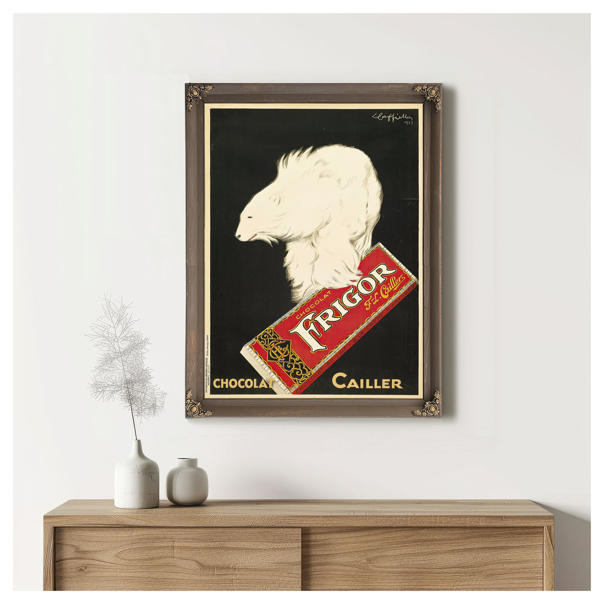 Frigor Chocolat Cailler 1929 By Leonetto Cappiello