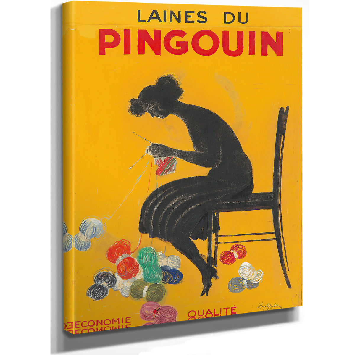 Laines du Pingouin Ca 1920 By Leonetto Cappiello