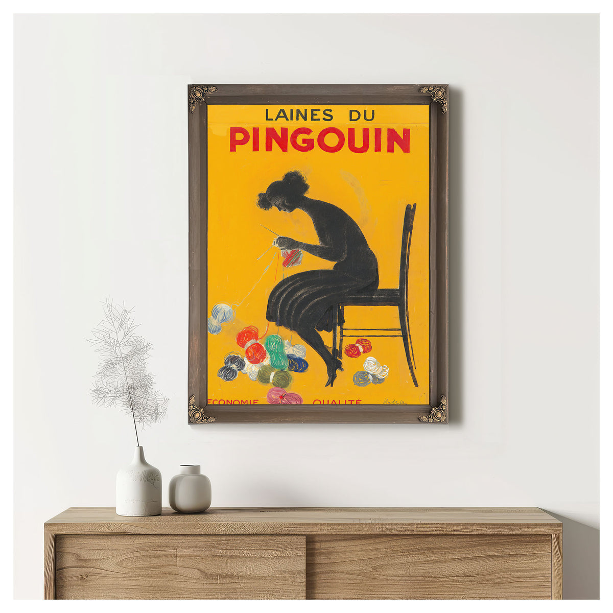 Laines du Pingouin Ca 1920 By Leonetto Cappiello