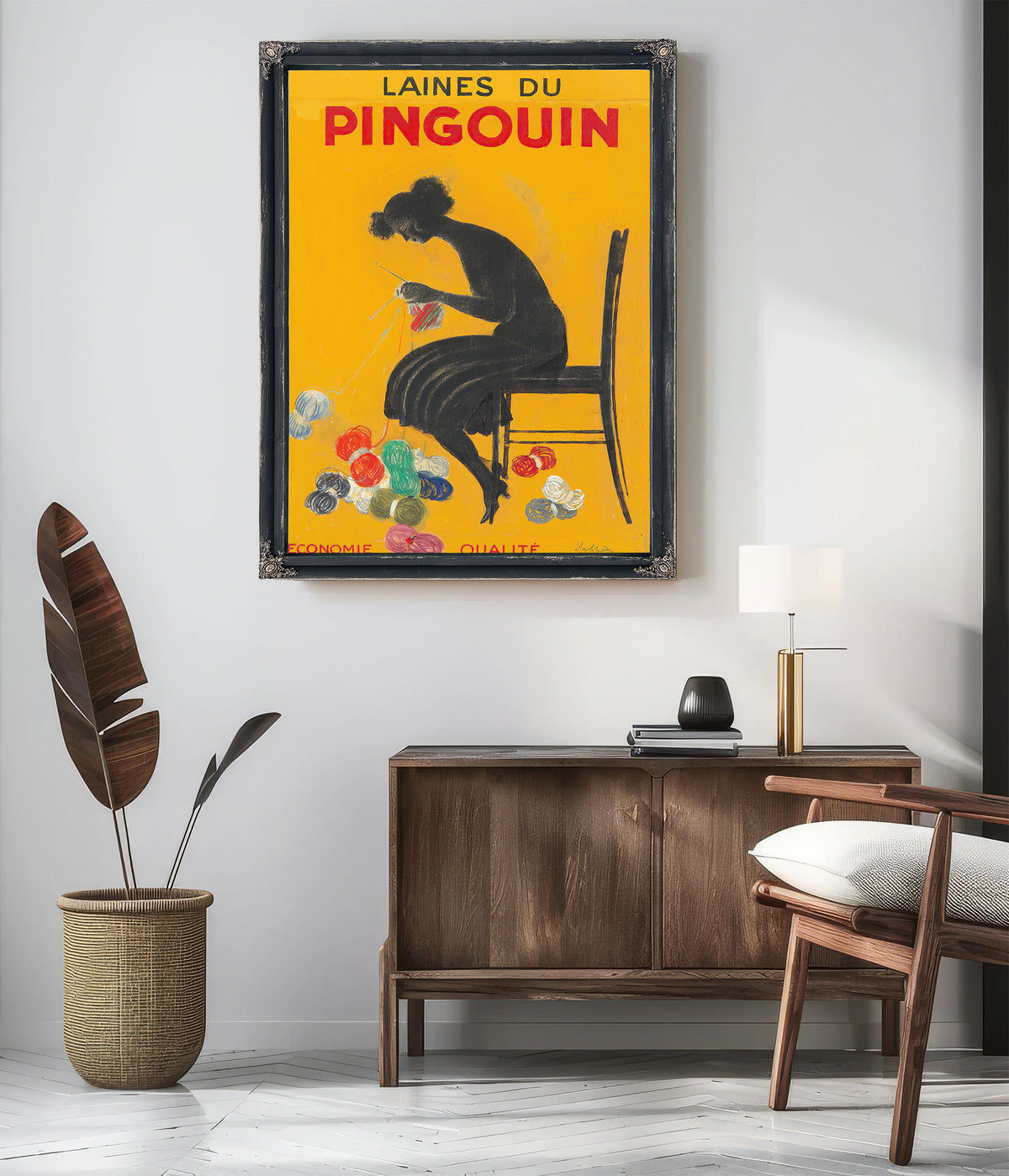 Laines du Pingouin Ca 1920 By Leonetto Cappiello