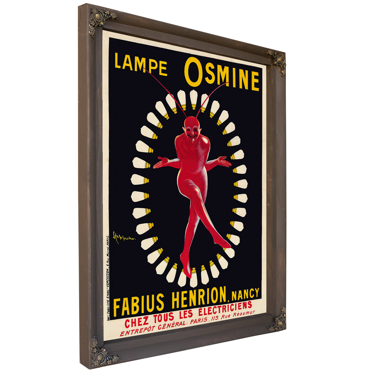 Lampe Osmine 1910 By Leonetto Cappiello