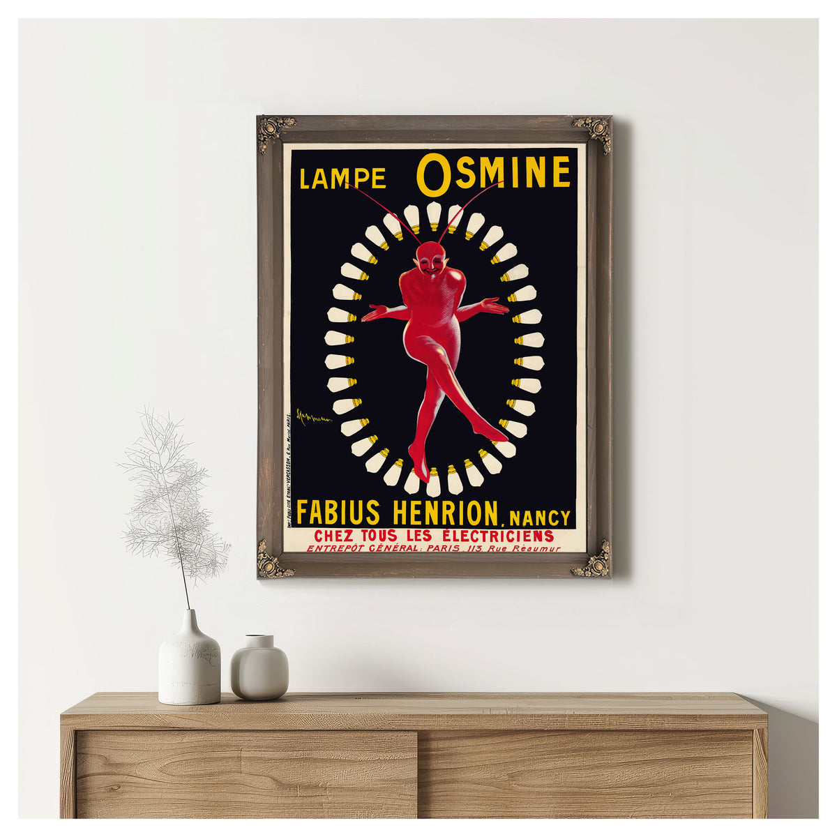 Lampe Osmine 1910 By Leonetto Cappiello