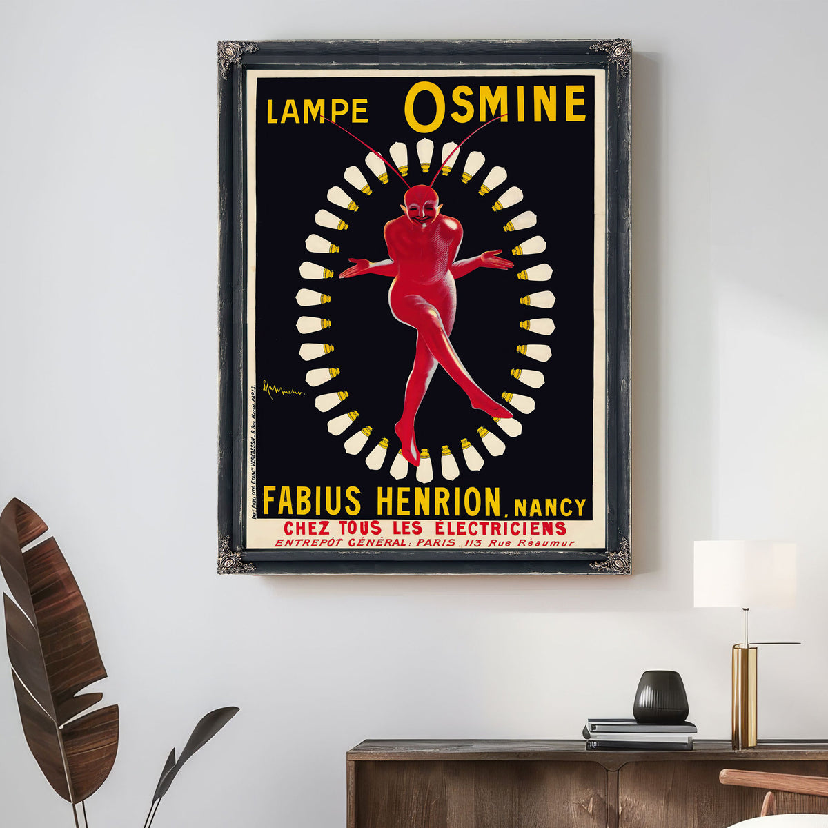 Lampe Osmine 1910 By Leonetto Cappiello