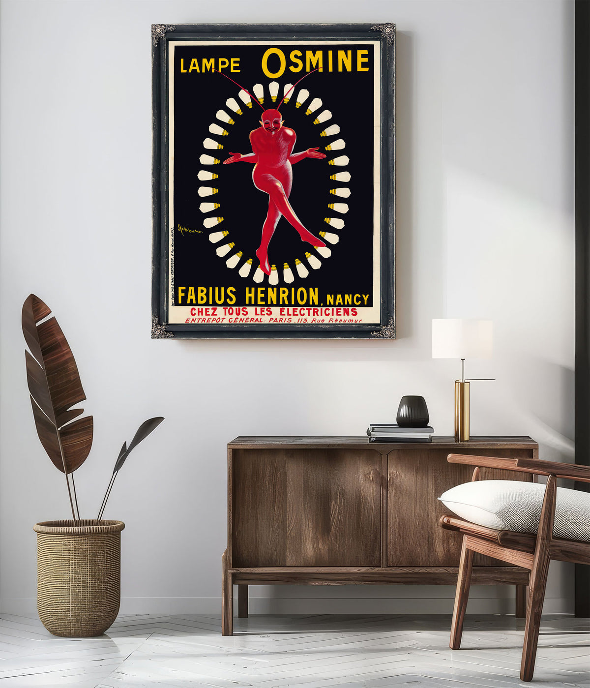 Lampe Osmine 1910 By Leonetto Cappiello