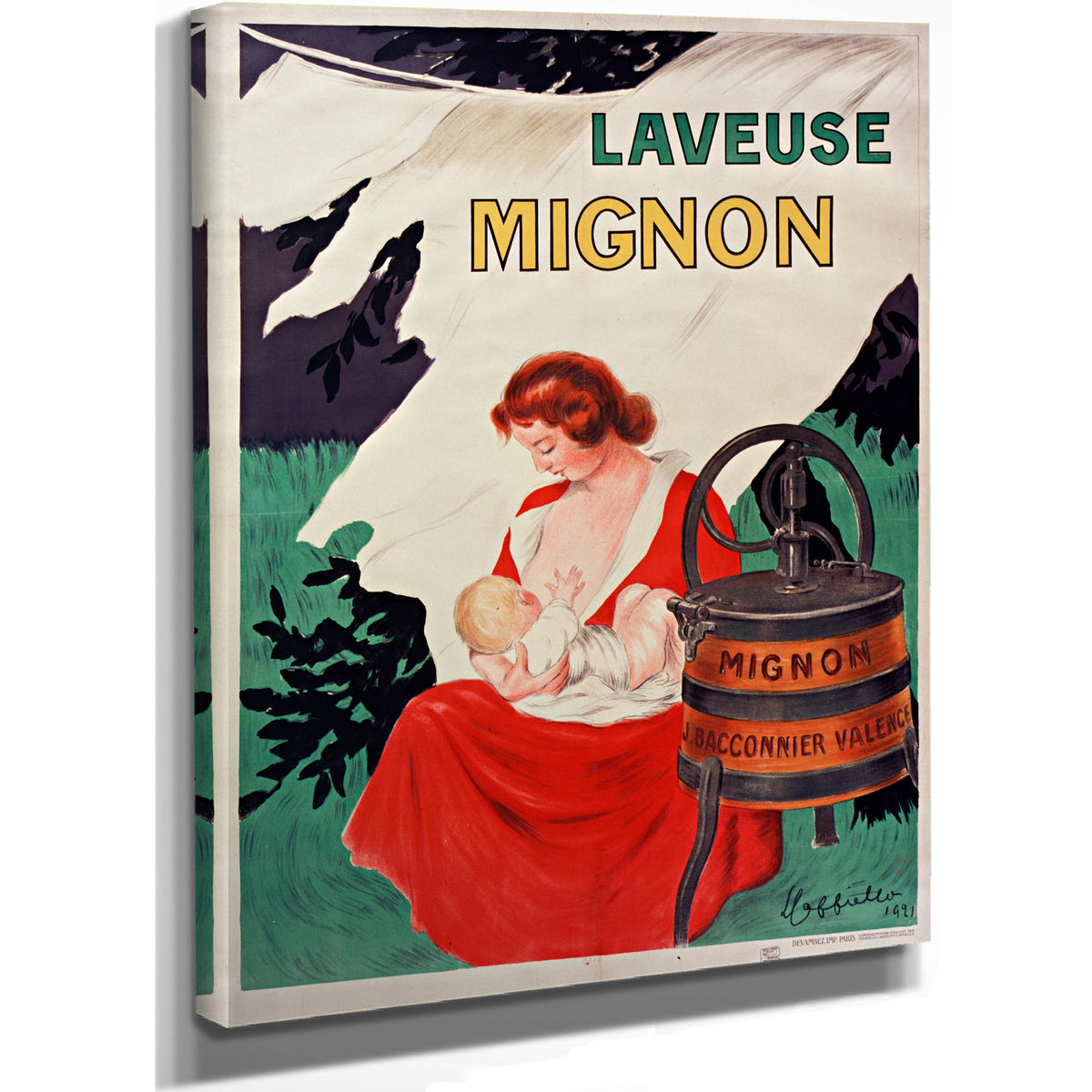 Laveuse Mignon 1921 By Leonetto Cappiello